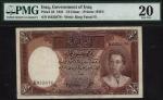 Government of Iraq, 1/2 dinar, L.1931 (1948), serial number K032676, signatures Kennett and Khudhair