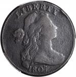 1807 Draped Bust Cent. S-274. Rarity-3+. Small Fraction. Fine Details--Environmental Damage (PCGS).