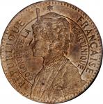MARTINIQUE. Copper Nickel 50 Cents Piefort Essai (Pattern), 1897. NGC MS-63.