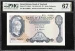 GREAT BRITAIN. Bank of England. 5 Pounds, ND (1961-63). P-372. PMG Superb Gem Uncirculated 67 EPQ.