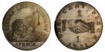 Sierra Leone. Sierra Leone Company. Bronzed Proof Cent, 1791. Lion crouching facing on earthen mound