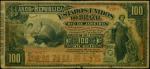 BRAZIL. Banco da Republica dos Estados Unidos. 100 Mil Reis, 1890. P-S648a. PMG Choice Fine 15.