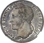 BELGIQUE Léopold Ier (1831-1865). 5 francs 1835, Bruxelles.