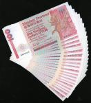 渣打银行壹佰圆一组22枚，年份为1989，1996及1999年，若干带连号票，UNC. Standard Chartered Bank, Hong Kong, a group of $100 (22)