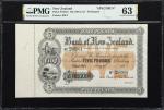 NEW ZEALAND. Bank of New Zealand. 5 Pounds, ND (1913). P-S192ms. Specimen. PMG Choice Uncirculated 6