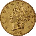 1853-O Liberty Head Double Eagle. Winter-1, the only known dies. AU-53 (PCGS). CAC.