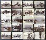 1900年代上海风物蛋白照片一组共20 枚，包括街景，市况，民生及租界等，题材丰富，为研究清末上海情况的难得素材.