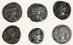 Late Roman Siliquae (6), of Julian II (AD 360-363), as Caesar, Arles, bare-headed, draped and cuiras