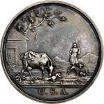 1796 (1798) Washington Seasons Medal. The Shepherd. Silver. 48.2 mm. 46.7 grams, 719.3 grains. Jul