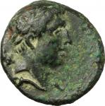 Greek Coins, Southern Lucania, Heraclea. AE 11.5 mm., 3rd-1st centuries BC. HN Itay 1446. Van Keuren
