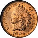 1904 Indian Cent. MS-65 RD (NGC).