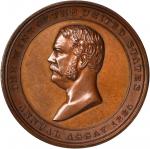 1884 Assay Commission Medal. Bronzed Copper. 33.9 mm. JK AC-27. Rarity-5. About Uncirculated.