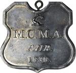 1838 Maine or Massachusetts Charitable and Mechanic Association Award Medal. Silver. 36 mm x 38 mm, 