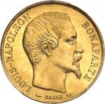FRANCE IIe République (1848-1852). 20 francs Louis-Napoléon Bonaparte 1852, A, Paris.
