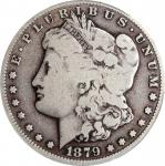 1879-CC Morgan Silver Dollar. Clear CC. VG-8 (PCGS). CAC.