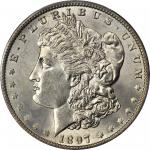 1897-O Morgan Silver Dollar. MS-64 (PCGS).