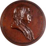 1776 (post-1807) Franklin American Beaver Medal. Betts-546, Julian CM-8, Greenslet GM-80. Bronzed Co