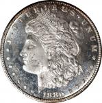 1880-S Morgan Silver Dollar. MS-64 DMPL (PCGS). OGH--First Generation.