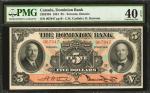 CANADA. Dominion Bank. 5 Dollars, 1931. CAD2202404. PMG Extremely Fine 40 EPQ.