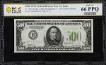 Fr. 2201-H. 1934 LGS $500 Federal Reserve Note. St. Louis. PCGS Banknote Gem Uncirculated 66 PPQ.