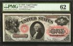 Fr. 27. 1878 $1 Legal Tender Note. PMG Uncirculated 62.