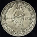 GERMANY Weimar Rep ワイマー儿共和国 3Reichsmark 1928A 返品不可 要下见 Sold as is No returns UNC
