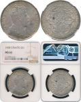 Straits Settlementsl 1908, silver coin $1, KM#26, UNC.(1) NGC MS62