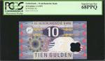 NETHERLANDS. Nederlandsche Bank. 10 Gulden, 1997. P-99. PCGS Currency Superb Gem New 68 PPQ.