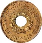 LEBANON. 2-1/2 Piastres, 1940. Paris Mint. PCGS MS-66 Gold Shield.