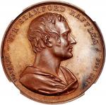 Singapore, Bronze Raffles Institution Medal, undated, Obverse: bust of Sir Stamford RafflesReverse: 