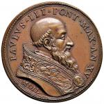 Vatican coins and medals. Paolo III (1534-1549) Medaglia 1549 A. XV di restituzione - Opus: Palladin