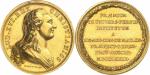 Louis XVI (1774-1792). Médaille en or 1779, prix universitaire de l’université de Perpignan à August