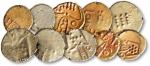 早期丝绸之路贸易印度小型金币一组十枚，重量:3.8克，敬请预览