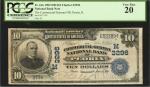 Peoria, Illinois. $10 1902 Date Back. Fr. 616. The Commercial German NB. Charter #3296.2. PCGS Very 