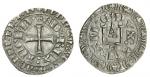 Anglo-Gallic, Aquitaine, Edward III (1327-77), Gros à la porte, 3.51g, cross within inner circle, re