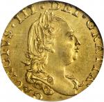 GREAT BRITAIN. 1/2 Guinea, 1776. George III (1760-1820). NGC AU-58.