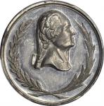 Undated (ca. 1865) Washington Star Medal. White Metal. 32 mm. Musante GW-272, Baker-97B. MS-62 (PCGS