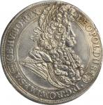 HUNGARY. Taler, 1693-KB. Kremnica Mint. Leopold I. VERY FINE.