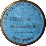 New York--New York. 1867 J.E. Morse with G.W. Woodward, Importers of Crockery. Bowers-NY-6860, Rulau