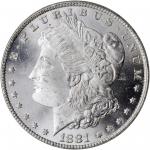 1881-CC Morgan Silver Dollar. MS-65 (PCGS). OGH.