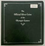 奥运纪念币大型银币一组22枚，不同年份及发行国，UNC，连胶套及有PVC