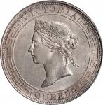 1867年香港一圆银币。香港造币厂。(t) HONG KONG. Dollar, 1867. Hong Kong Mint. Victoria. PCGS Genuine--Cleaned, AU D