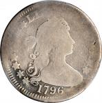 1796 Draped Bust Quarter. B-2. Rarity-3. Poor/Fair Details--Plugged (PCGS).