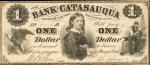 Catasauqua, Pennsylvania. Bank of Catasauqua. May 15, 1861. $1. Very Fine.