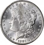 1881-CC Morgan Silver Dollar. MS-66+ (PCGS). CAC.