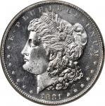 1881-S Morgan Silver Dollar. MS-64 DPL (NGC).