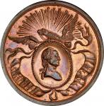 Circa 1858 Philadelphia Civic Procession medal restrike. Musante GW-130-R2, Baker-160D. Copper. Thic