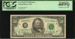 Fr. 2119-B. 1977 $50 Federal Reserve Note. New York. PCGS Currency Extremely Fine 40 PPQ. Full Back 