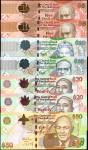 BAHAMAS. Lot of (7).The Central Bank of the Bahamas. 5, 10, 20 & 50 Dollars, 2005-13. P-72, 72A, 73,