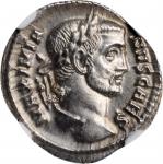 GALERIUS AS CAESAR, A.D. 293-305. AR Argenteus (2.97 gms), Rome Mint, 3rd Officina, ca. A.D. 295-297